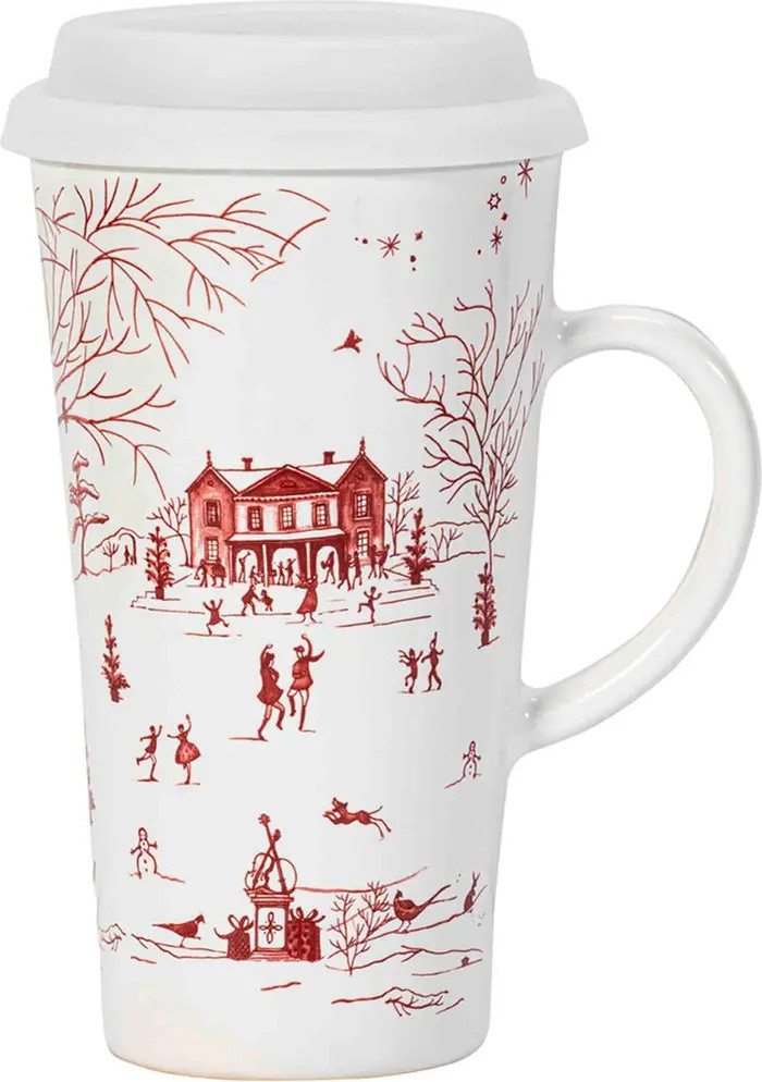 Country Estate Winter Frolic Lidded Travel Mug | Nordstrom