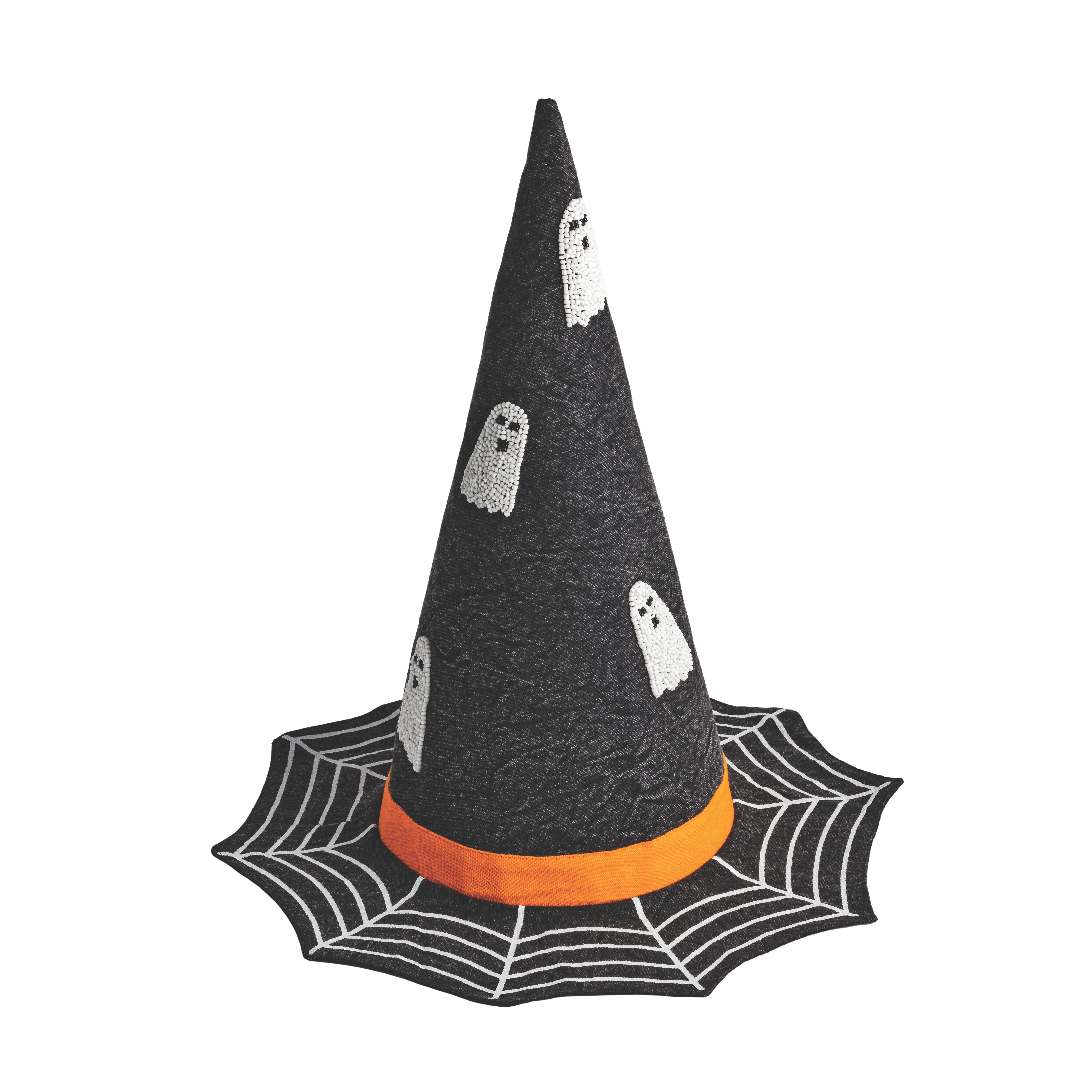 Large Beaded Witch Hat Sitter | Mud Pie