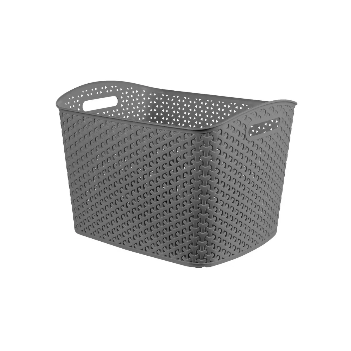 Y-Weave Medium Decorative Storage Basket White - Brightroom™