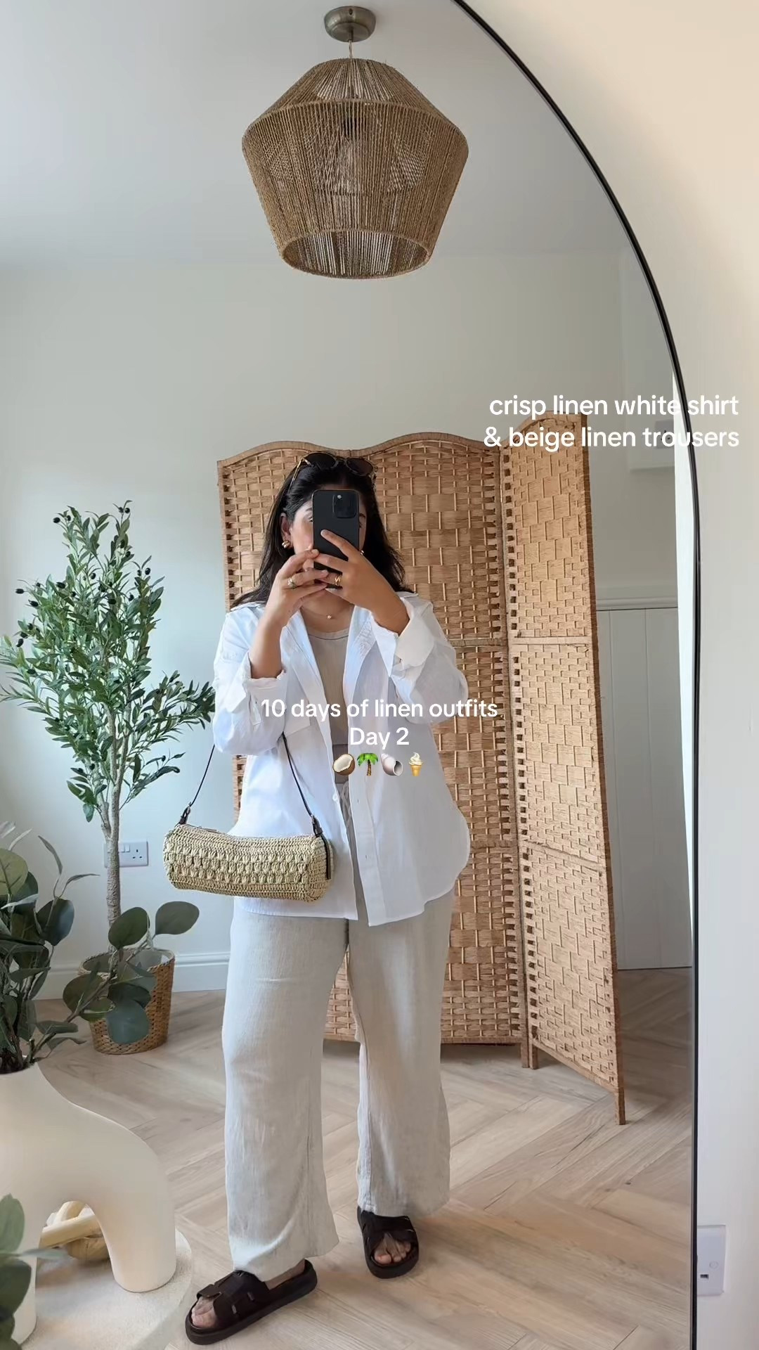 10 days of linen outfits - day 2

crisp linen white shirt paired with my fave petite linen trousers & brown slides and a cute raffia bag! 

size S in shirt, 12 in trousers 

#LTKpetite #LTKspring #LTKsummer