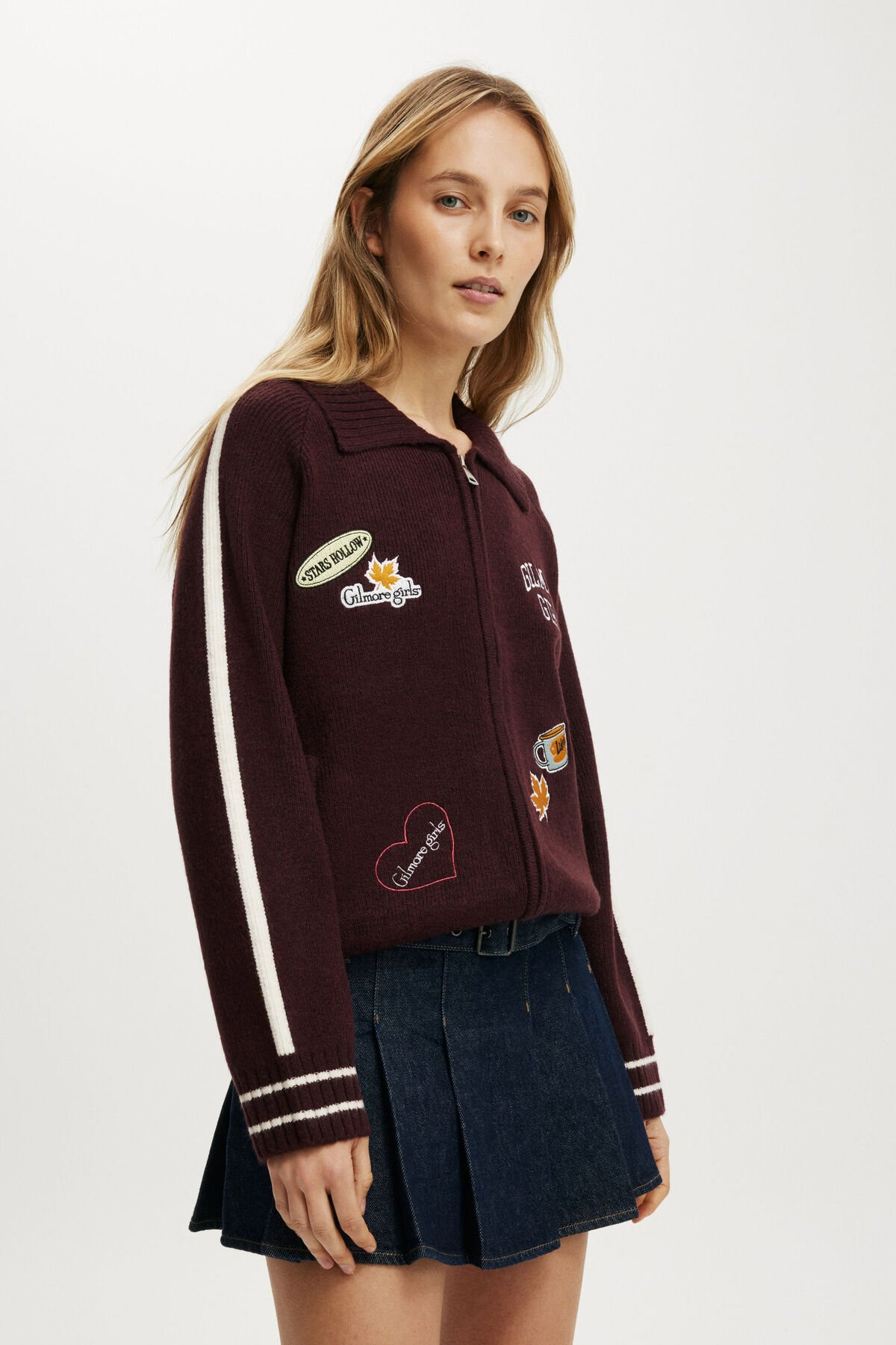 Gilmore Girls Knit Bomber | Cotton On (US)