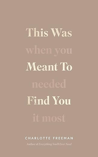 This Was Meant to Find You : When You Needed It Most Charlotte Freeman      Paperback – March 2... | Amazon (US)