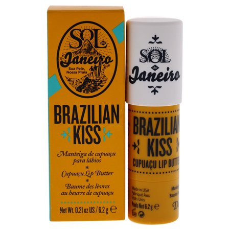Brazilian Kiss Cupuacu Lip Butter by Sol de Janeiro for Unisex - 0.21 oz Lip Balm | Walmart (US)
