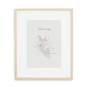42 Pressed City Map - Charleston | West Elm (US)