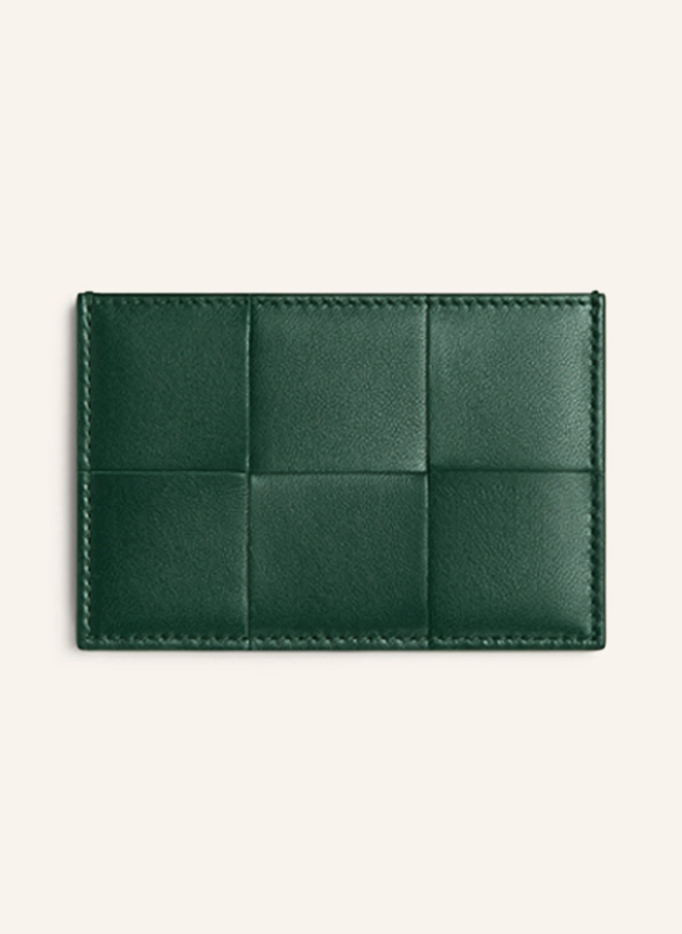 BOTTEGA VENETA Kartenetui CASSETTE in emerald green-gold | Breuninger (DACH)