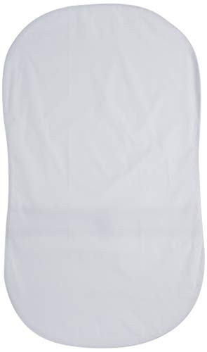 HALO BassiNest Fitted Sheet – 100% Cotton, Soft and Breathable Bassinet Sheet for Babies, 30” x 16” Pre-Shrunk Sheet, Solid White | Amazon (US)