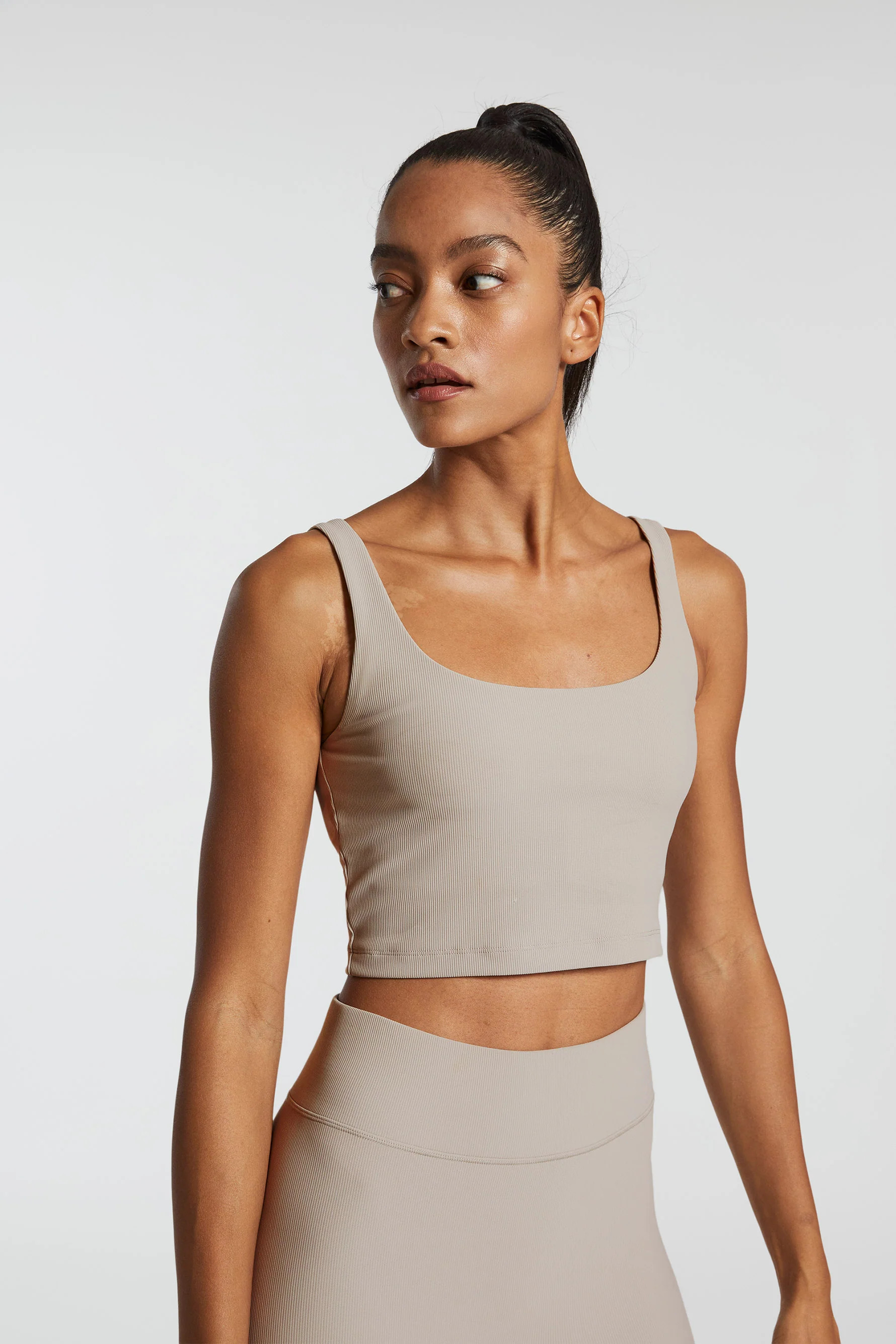 Sport Rib Tempo Crop Bra | Bandier
