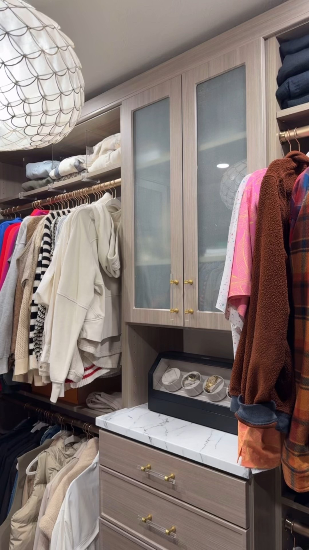 Thank you to everyone who suggested this frosted glass privacy film. It costs less than $6 and was so easy to install! No longer have to see the unorganized mess. 

#LTKSaleAlert #LTKHome #LTKFindsUnder50