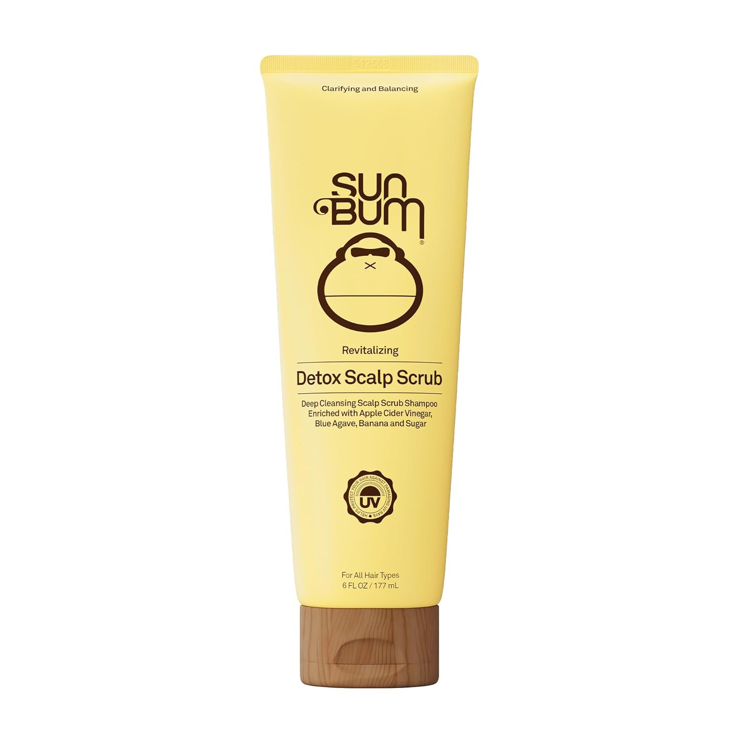 Sun Bum Revitalizing Detox Scalp Scrub | Vegan and Cruelty Free Moisturizing and Deep Cleansing and Exfoliating Hair Wash with Apple Cider Vinegar | 6 oz | Amazon (US)