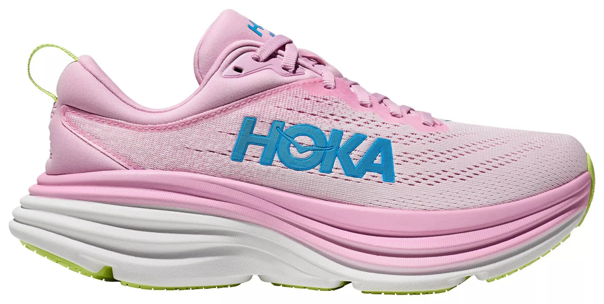 HOKA Women's Bondi 8 Running Shoes, Size 7.5, Pink/Blue | Dick's Sporting Goods