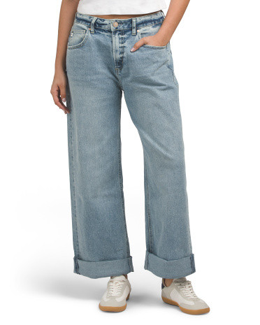 Baggy Cuffed Jeans | TJ Maxx