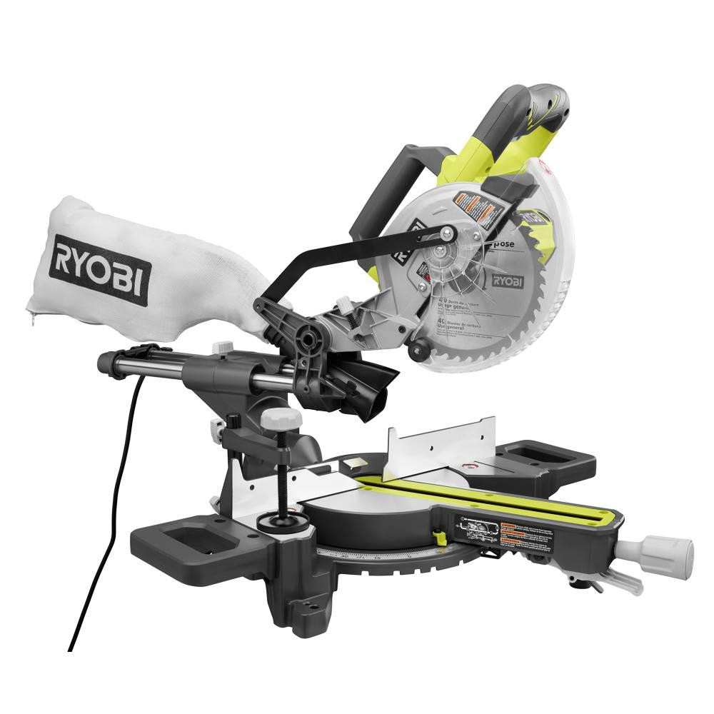 7-1/4 in. Compound Sliding Miter Saw | The Home Depot