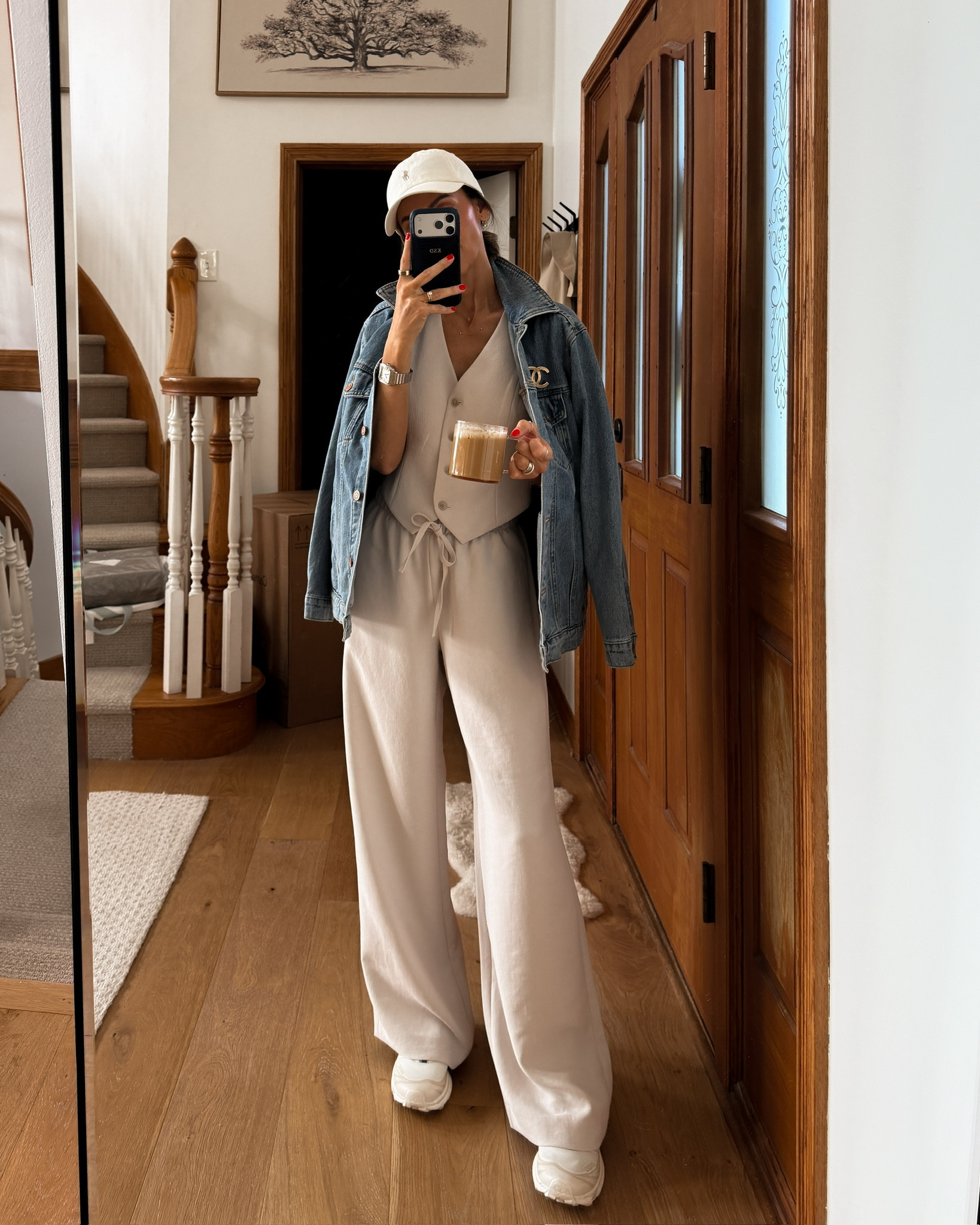 What I’m wearing to physical therapy today and other appointments. Can’t stop wearing this oversized jean jacket! Feeling super breathable in this look and ready to do some exercise with my sneaks!

#LTKActive #LTKootd #LTKOver40