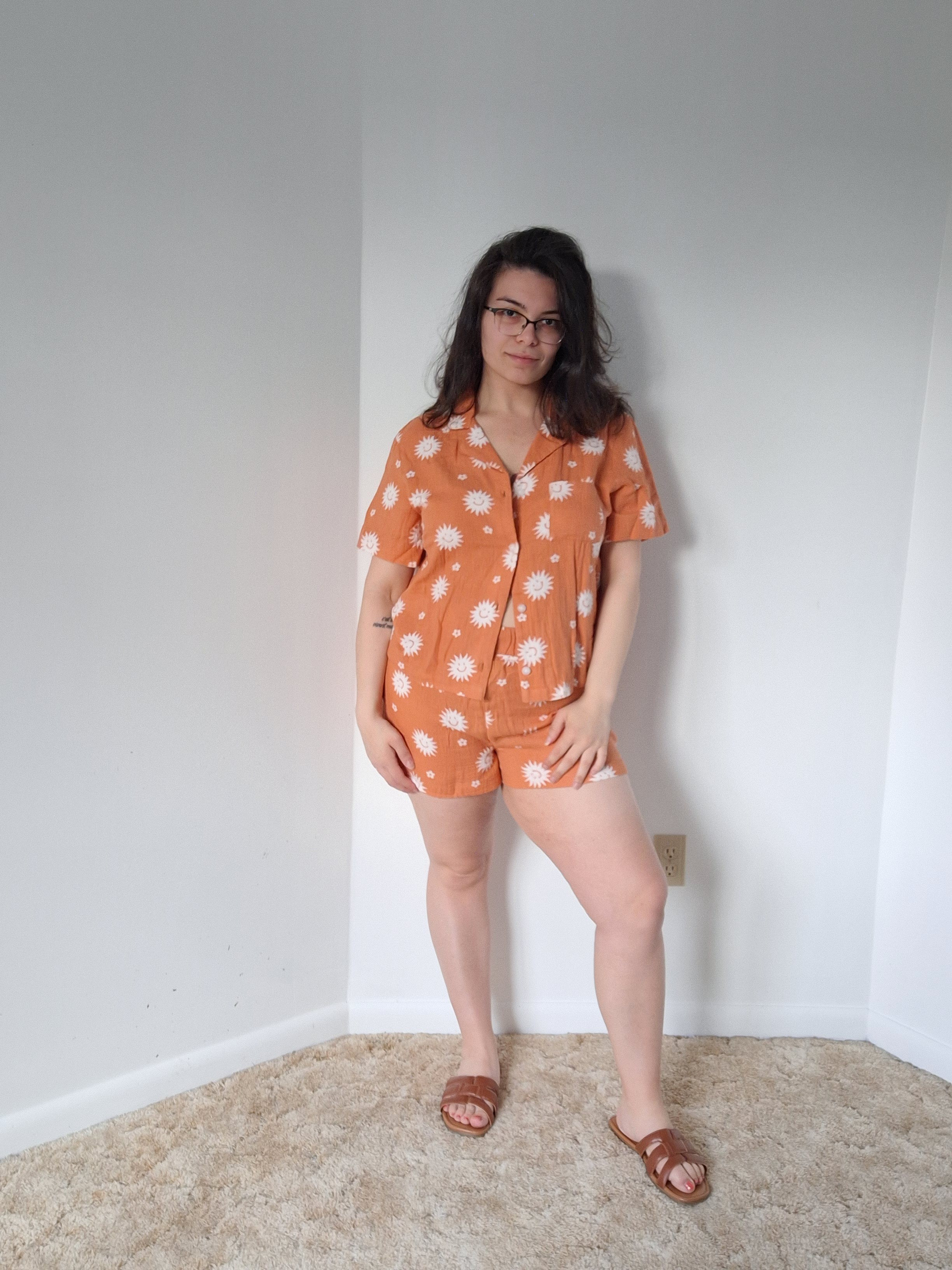 These cute PJs are 25% off right now code LONGWEEKEND! I'm wearing a size large!

#LTKSeasonal #LTKFindsUnder50 #LTKMidsize