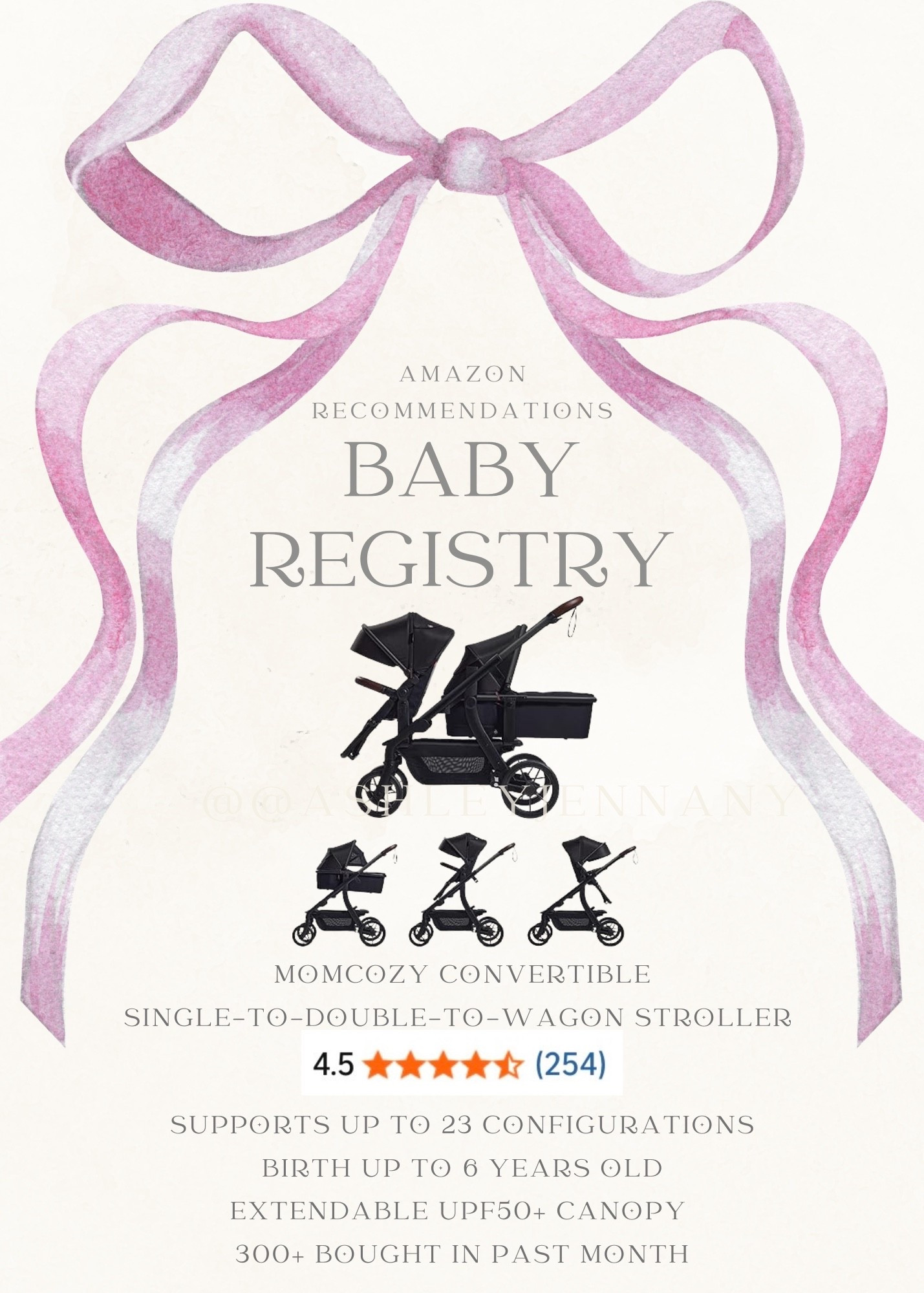 Baby registry recommendation. Single to double stroller. Convertible stroller 

#LTKmomlife #LTKBaby #LTKBump