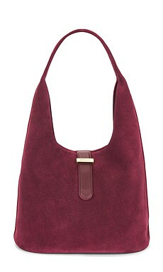 SIMKHAI Khai Hobo Bag in Cranberry from Revolve.com | Revolve Clothing (Global)