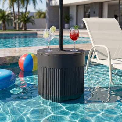 Patio Umbrella Base Side Table | Wayfair North America