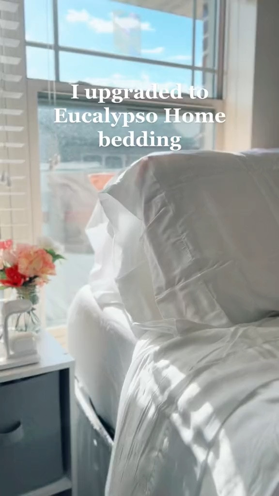 dreaming with the deluxe sleep bundle from Eucalypso 💤 

•bedding that is good for skin, sustainable, and feel amazing

•hypoallergenic, anti-breakout, anti-aging from silky natural eucalyptus

•GLOWMODE featherfit active tank & low impact 7/8 leggings both size S in lime green

#LTKstyletip #LTKVideo #LTKhome