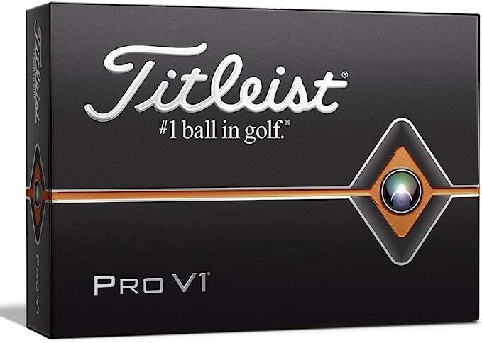 Titleist Pro V1 Golf Balls, White, Standard Play Numbers (1-4), One Dozen | Amazon (US)
