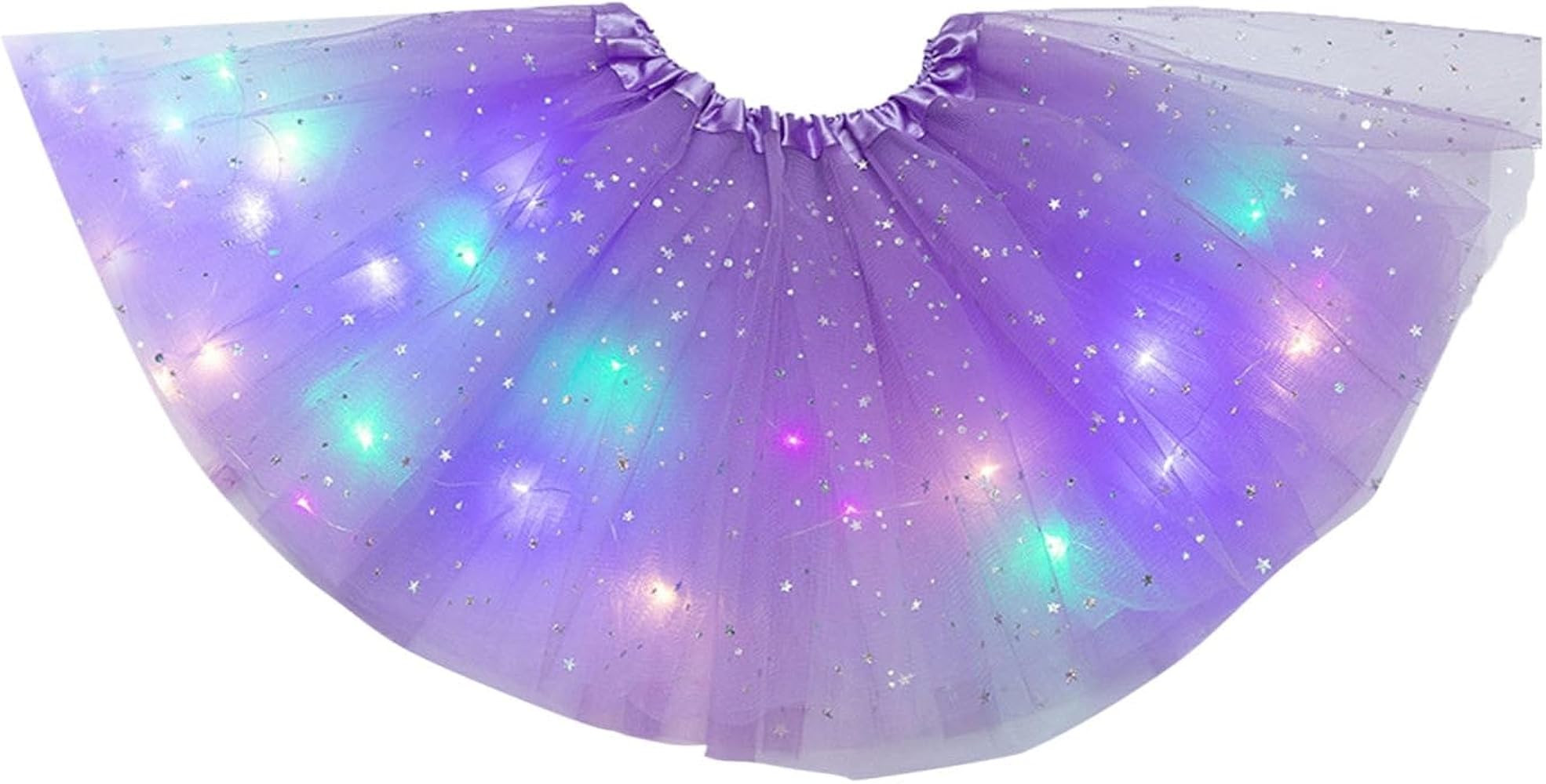 Girl Tutu Skirts, 2-8 Years Baby Girls Light Up LED Tutu Skirt Magic Light Princess LED Dancing S... | Amazon (US)