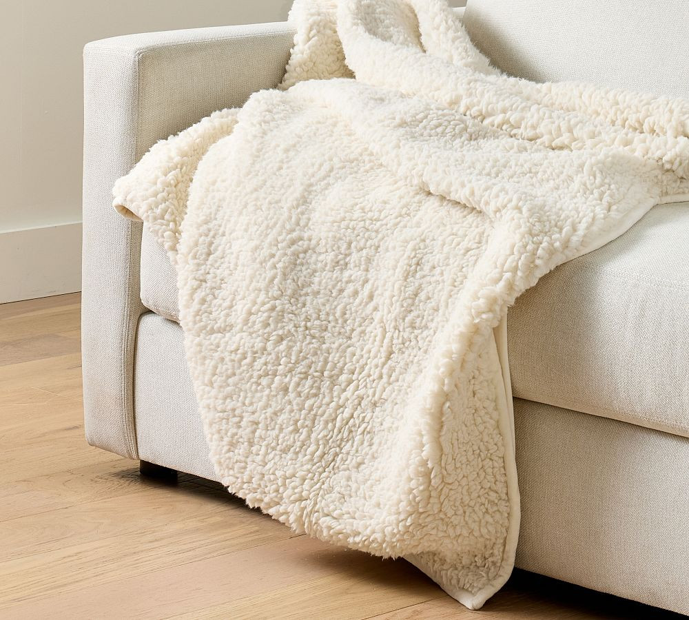 Cozy Alpaca Faux Fur Throw | Pottery Barn (US)
