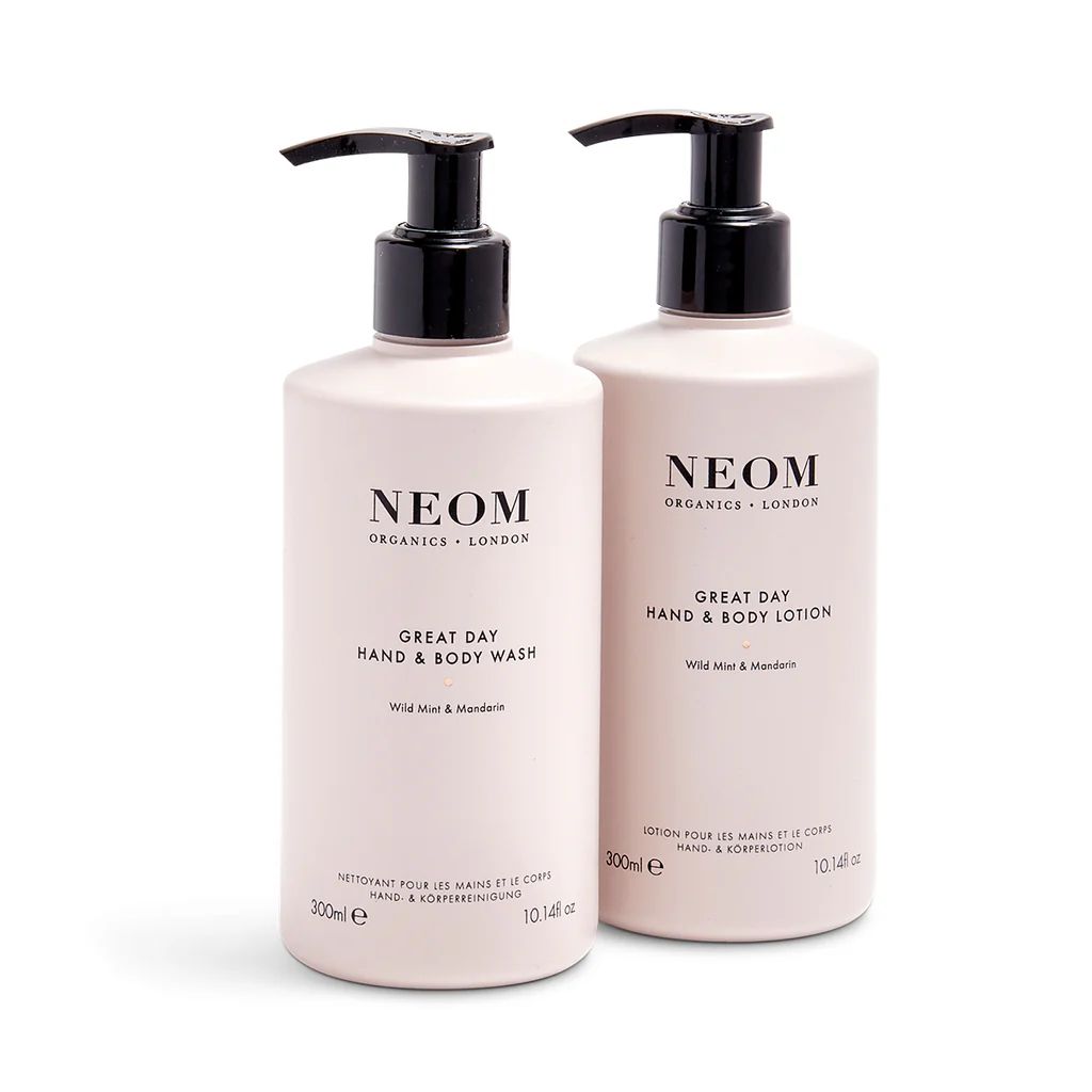 Great Day Hand & Body Wash and Lotion 300ml | NEOM Organics