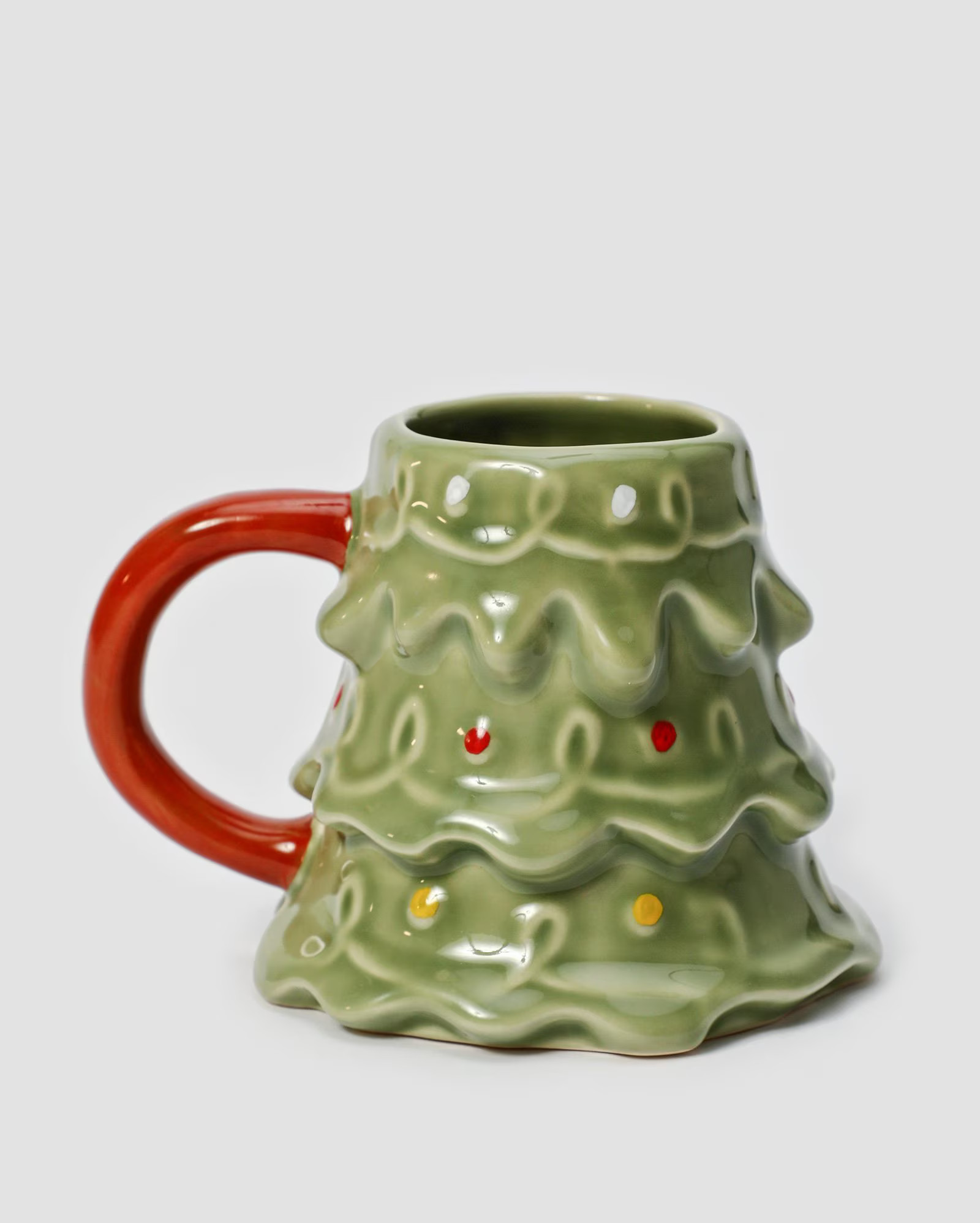 Caneca de cerâmica árvore de natal 340ml verde | Casa Riachuelo | Riachuelo (BR)