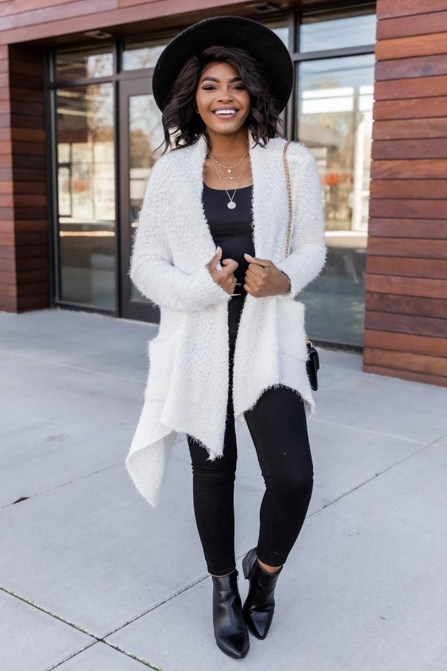 Heart Set On You Popcorn Ivory Cardigan | The Pink Lily Boutique