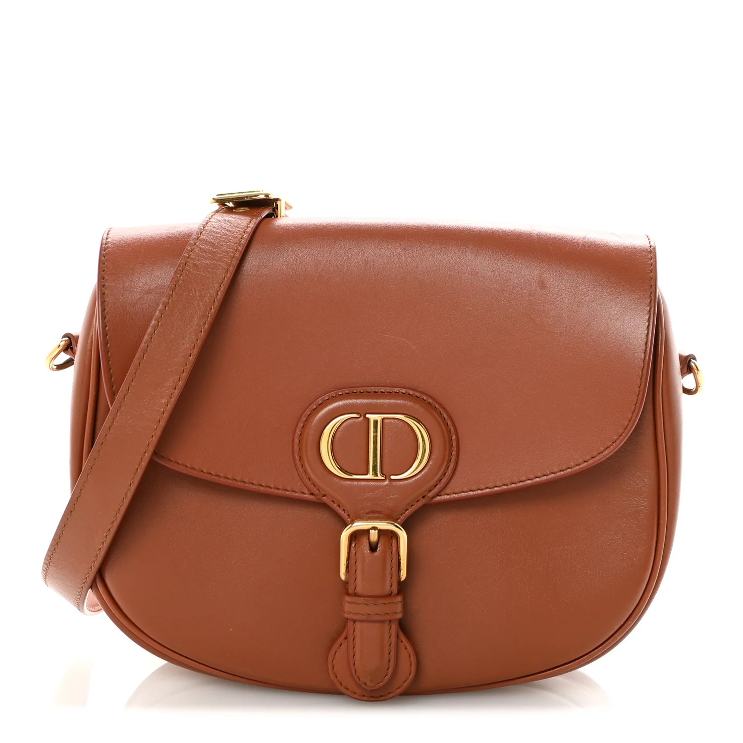 Box Calfskin Medium Bobby Flap Dark Tan | FASHIONPHILE (US)