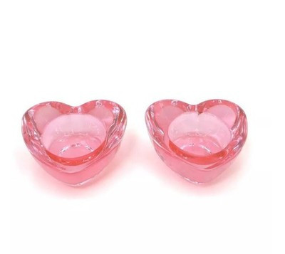 Target Bullseye's Valentine's Day 2026 Pink Glass Votive Holder 2pk (NEW) | eBay US