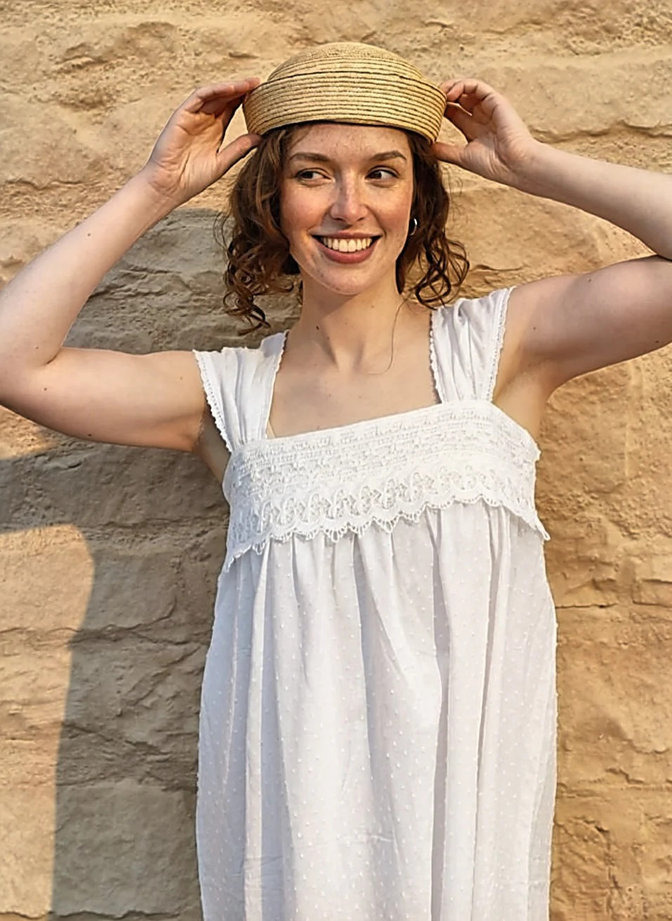 Straw pillbox hat | Second Stories