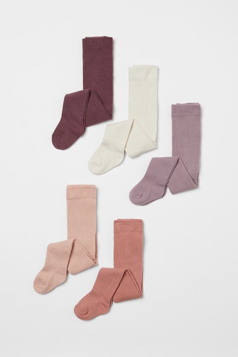 5-pack Fine-knit Tights | H&M (US + CA)