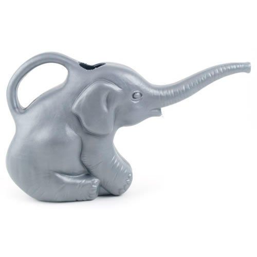 Union 63182 Elephant Watering Can, 2 Quarts, 0.5 Gallons, Gray, Novelty Indoor Watering Can | Amazon (US)