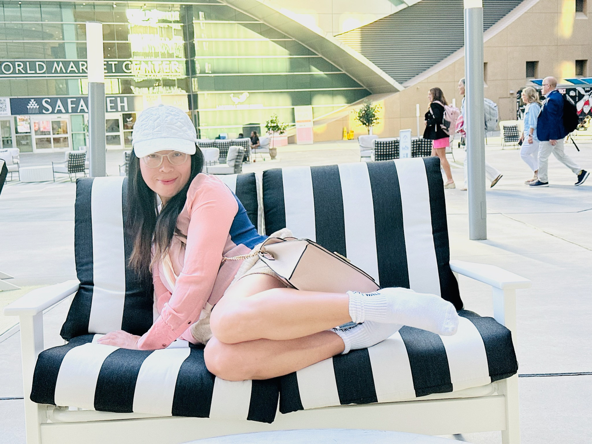 Outdoor furnishings trend— pretty in stripes. 

#LTKSeasonal #LTKHome #LTKTravel