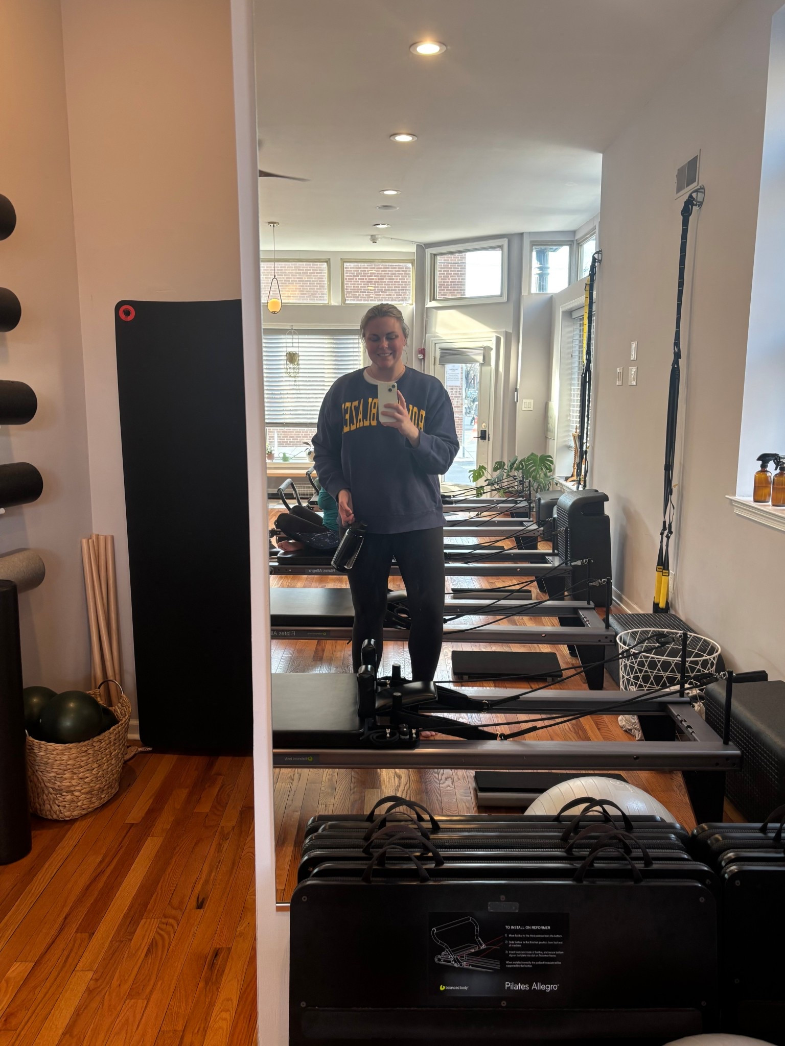 Todays Pilates sweatil 

#LTKActive #LTKOver40 #LTKMidsize