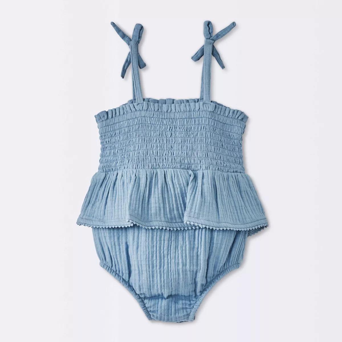 Baby Girls' Crochet Romper - Cloud Island™ | Target