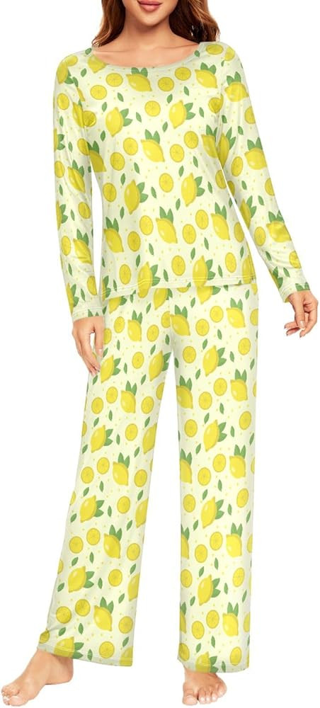 Laprad Women's Pajama Sets Soft 2 Piece Long Sleeve Lounge Sleepwear Ladies Pjs Sets | Amazon (US)