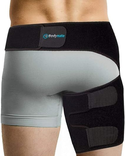 BODYMATE Compression Brace for Hip, Sciatica Nerve Pain Relief Thigh Hamstring, Quadriceps, Joint... | Amazon (US)