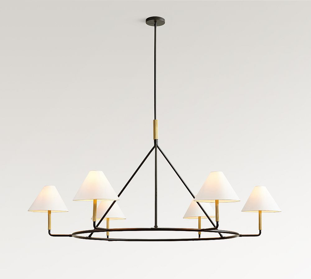 Kensington Metal Round Chandelier (60") | Pottery Barn (US)