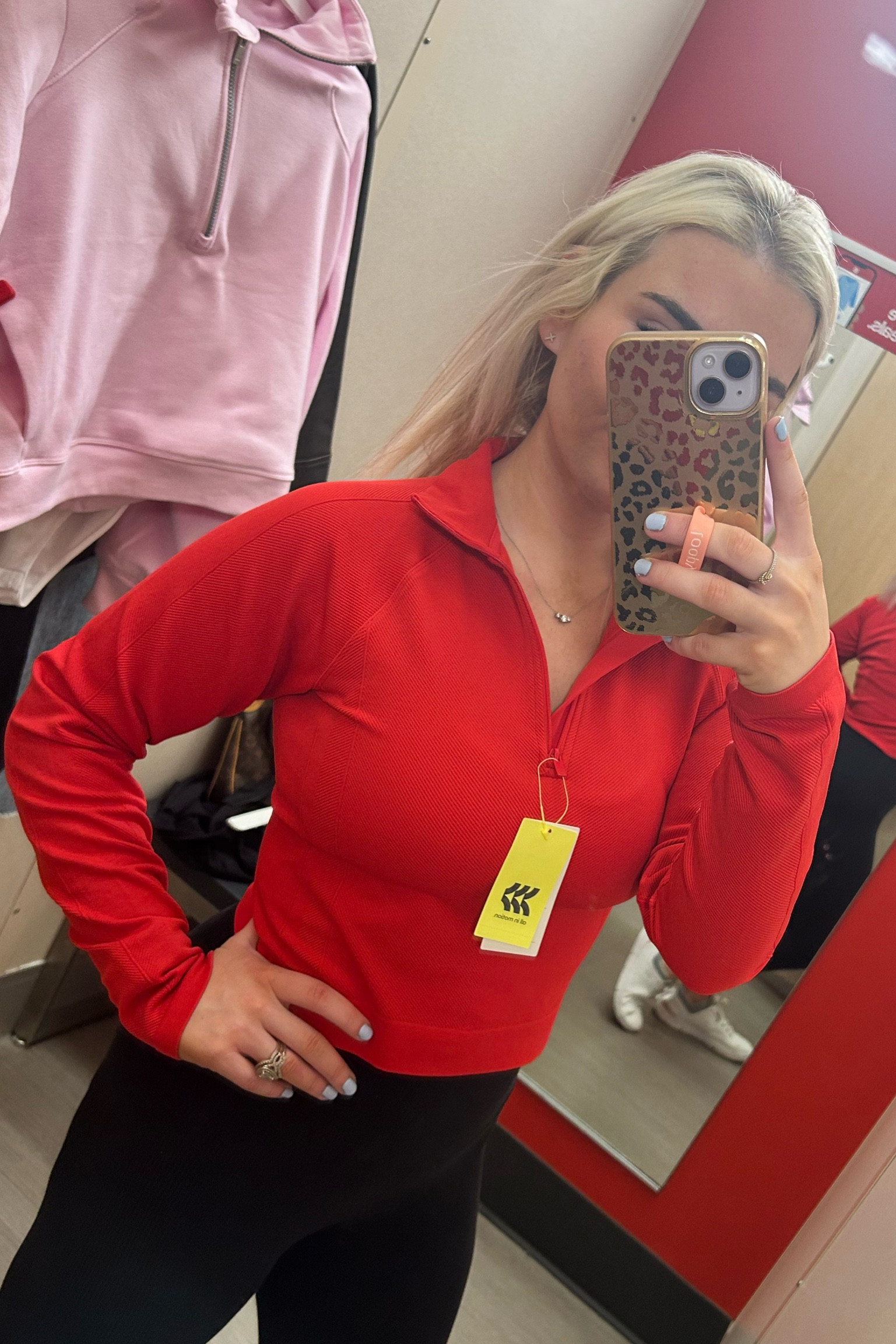 Size large! Does have more of tight fit to it. Size up for my loose! 

#LTKCyberWeek #LTKMidsize #LTKGiftGuide