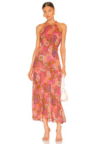 A.L.C. Elara Dress in Pink & Orange Multi from Revolve.com | Revolve Clothing (Global)