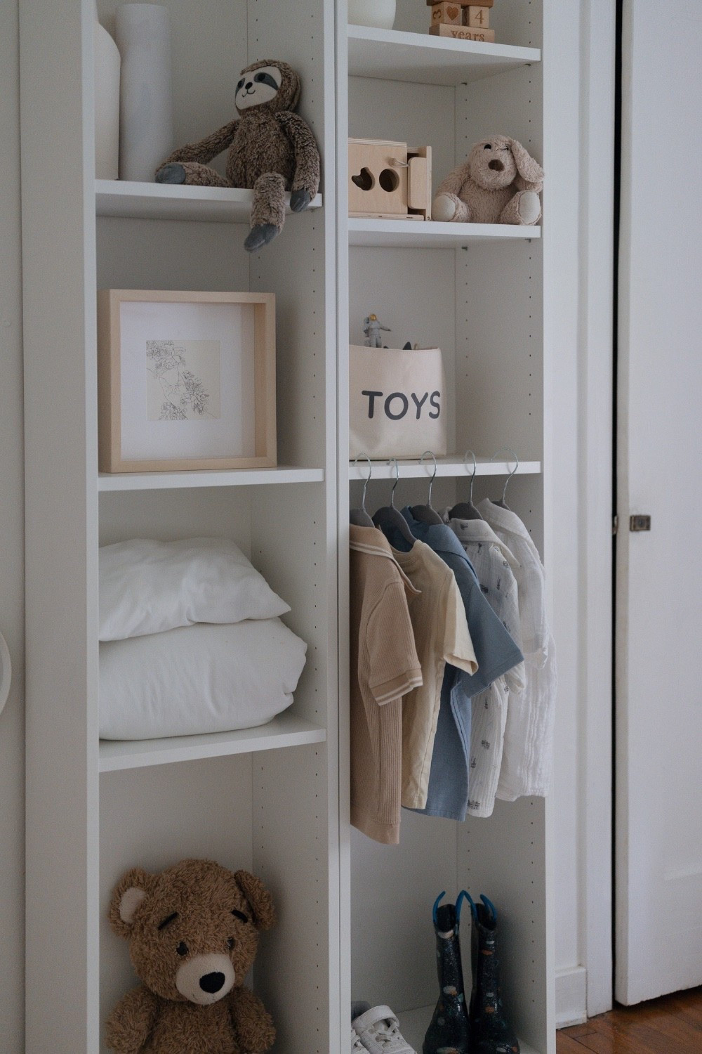a little peek into my son’s room 🤍

I’ve always loved keeping his space simple and calm, and these shelves have been such a sweet way to keep his little things, favorite toys, and clothes organized while still keeping everything in sight.

#LTKKids #LTKHome
