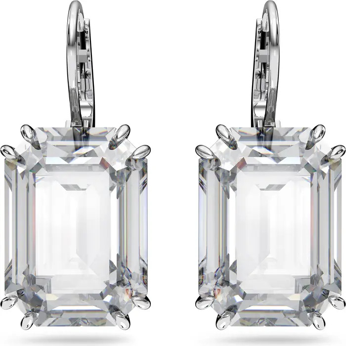 Swarovski Millenia Octagon Crystal Drop Earrings | Nordstrom | Nordstrom