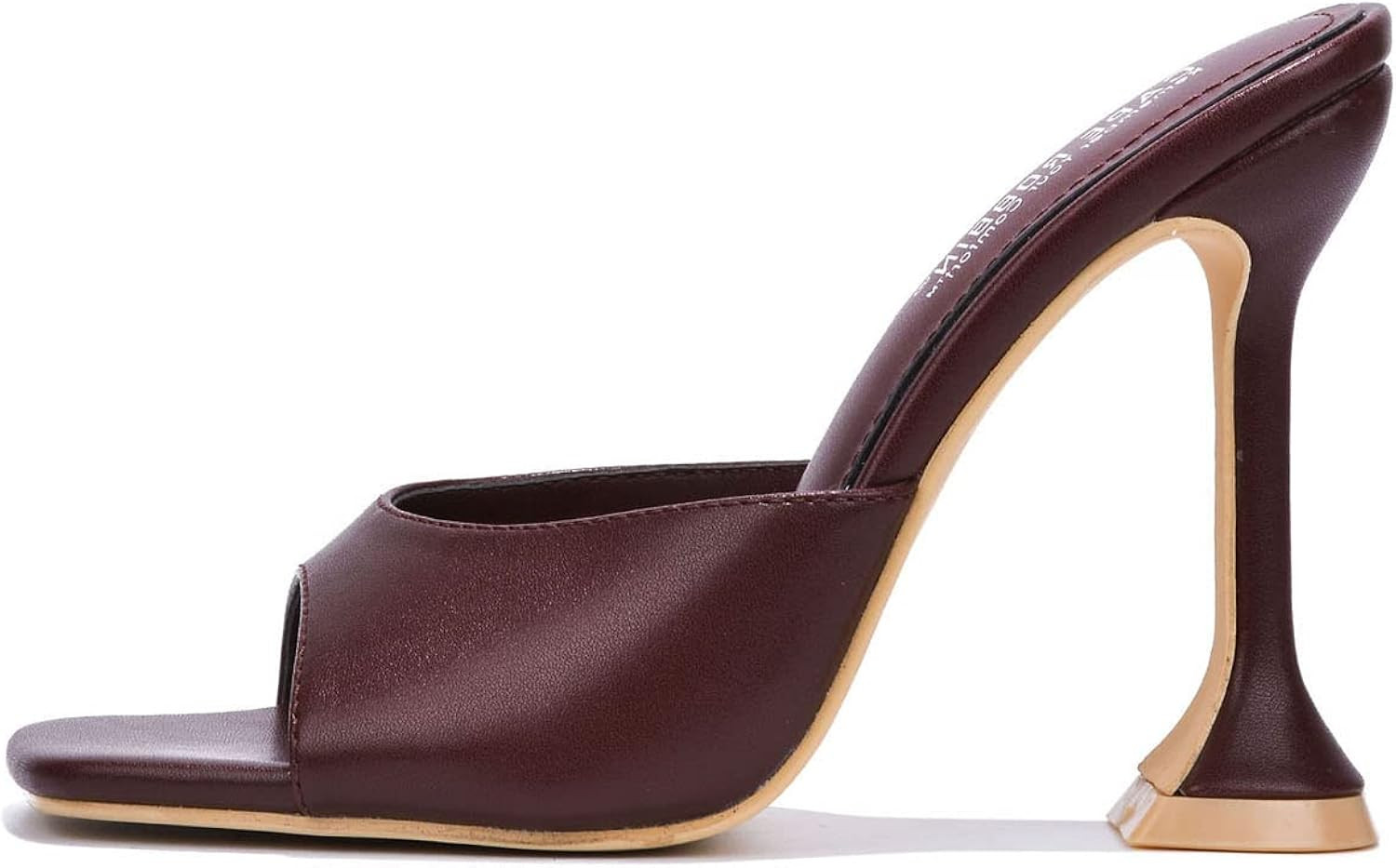 Cape Robbin Lithe Sexy High Heels for Women, Square Open Toe Shoes Heels | Amazon (US)