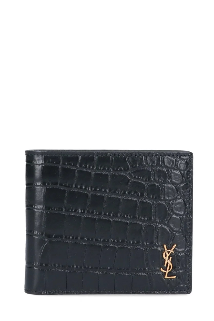 Saint Laurent Tiny Monogram East/West Wallet | Cettire Global