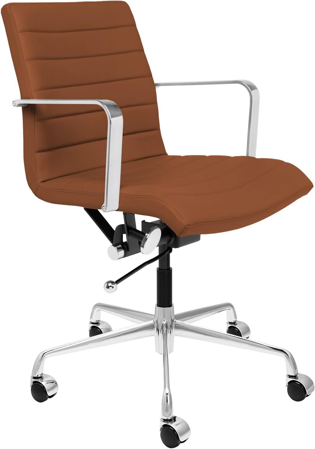 SOHO II Ribbed Management Office Chair (Brown) | Amazon (US)