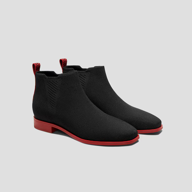 Square-Toe Slip-On Chelsea Boots (Ryan Slip-On) | VIVAIA