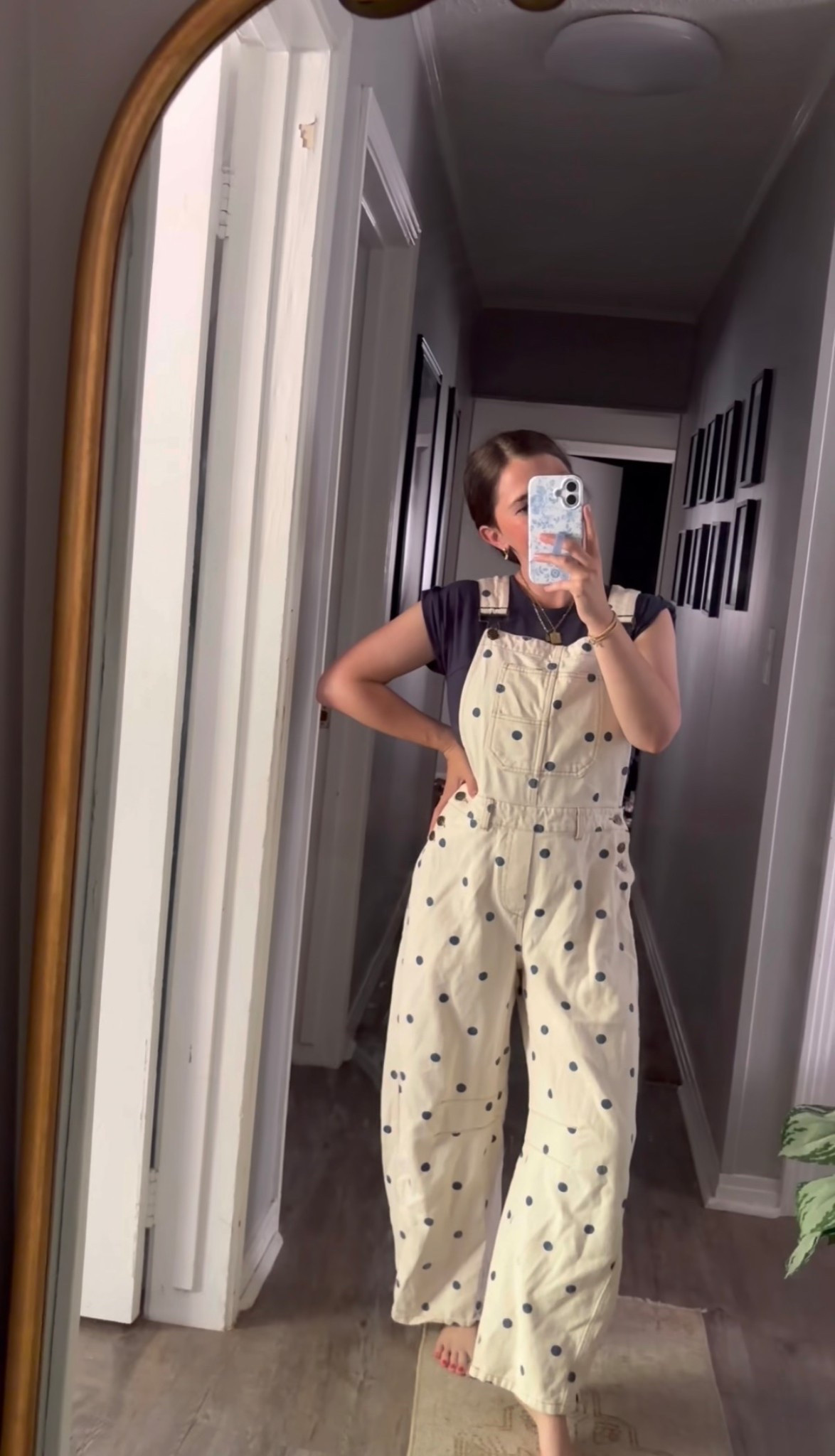 My favorite barrel overalls. Unfortunately sold out everywhere but here I linked an Amazon look a like! 