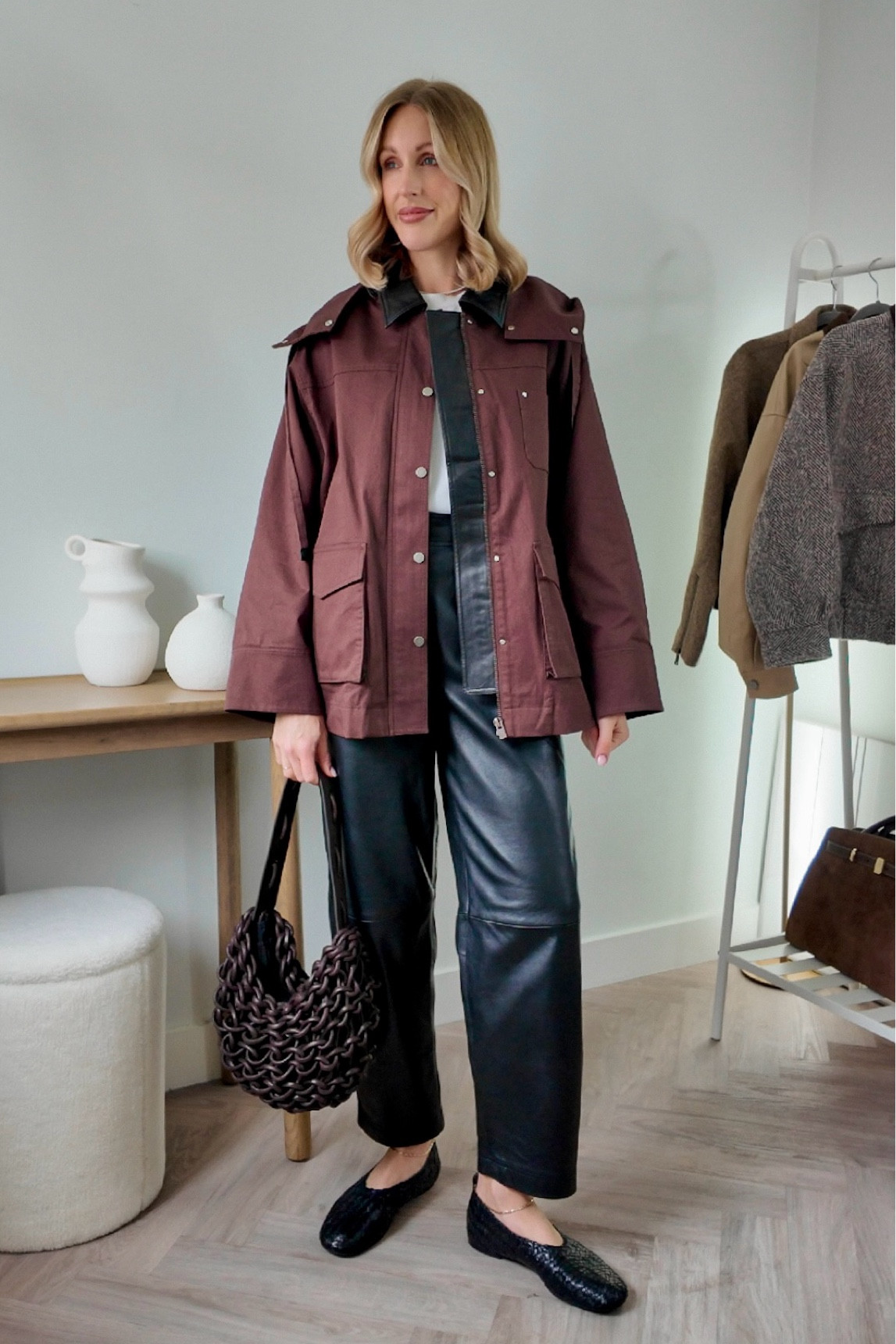 Rain jacket women - get 12% off my spring jacket with code CHARLOTTE12 At Fabrique (ad-code)

burgundy coat
Burgundy
Leather trousers 
Barrel trousers
Field jacket
Barn jacket
Rainy day outfit
Spring outfit 

#jacket #spring #casualoutfits


#LTKeurope #LTKspring #LTKuk