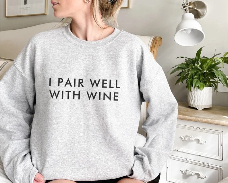 i pair well with wine crewneck sweatshirt // christmas gift, wine lover gift idea, host gift

#LTKFindsUnder50 #LTKGiftGuide #LTKHoliday